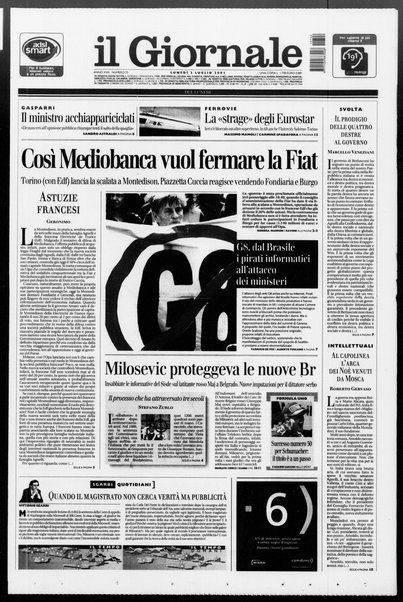 Il giornale del lunedi